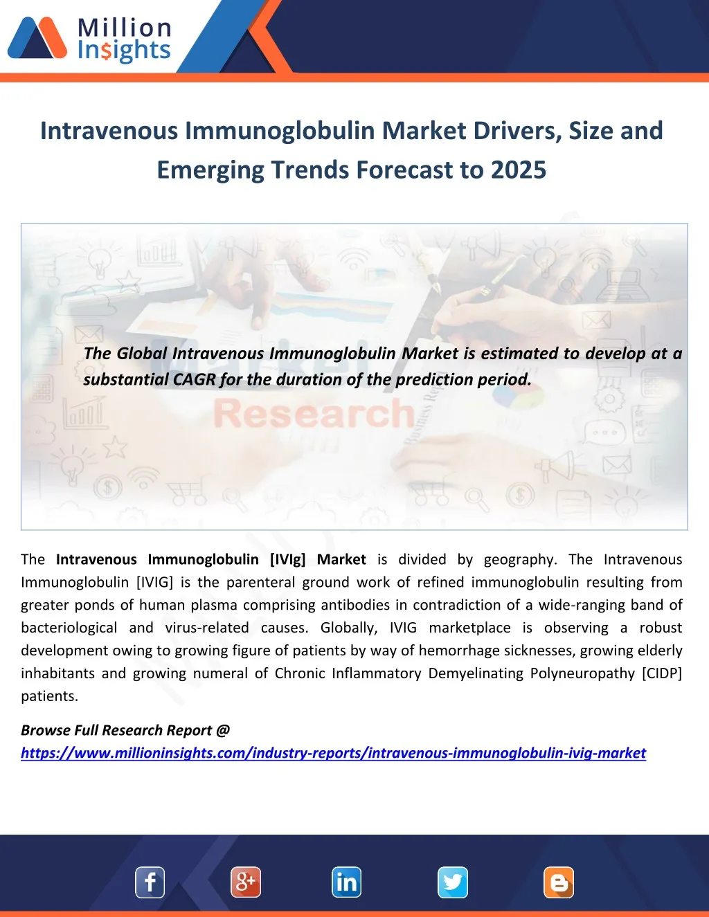 intravenous immunoglobulin market drivers size