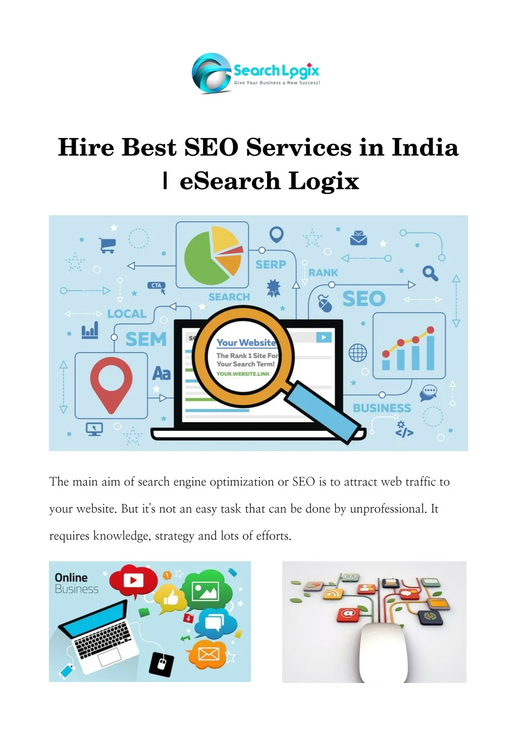 hire best seo services in india esearch logix