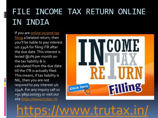 What Happens If You Miss ITR filing in India Deadline? 09891200793