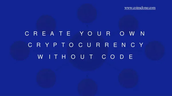 Simplest way to create the own altcoin or cryptocurrency