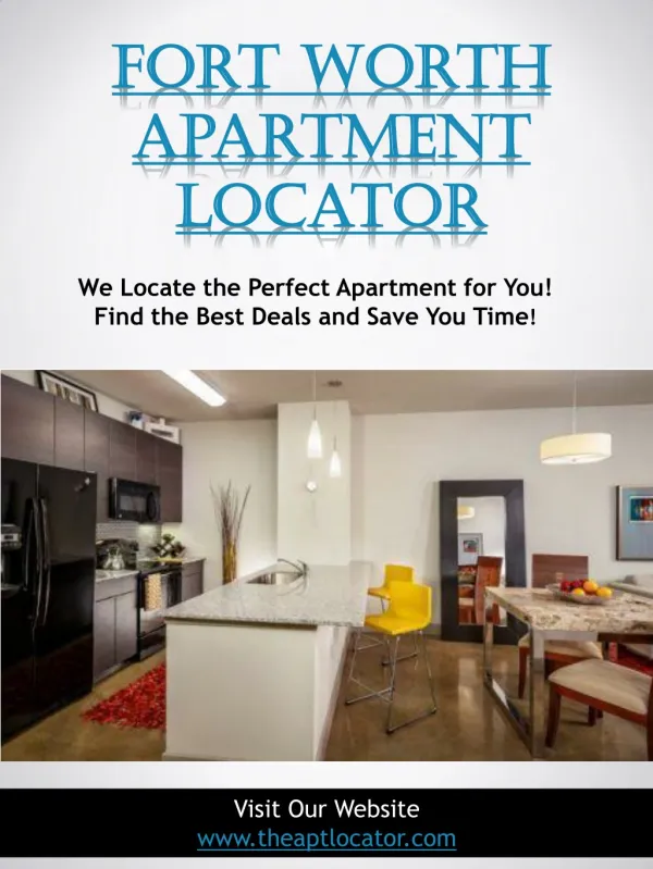 Fort Worth Apartment Locator | 972 885 0399 | theaptlocator.com