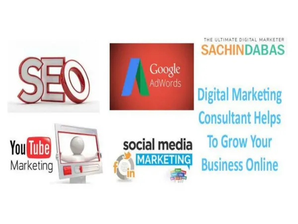 Digital marketing consultant helps to grow your business online