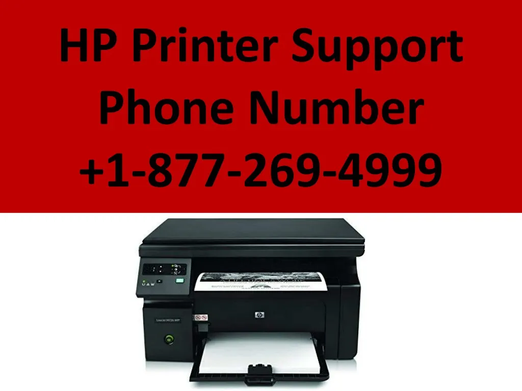 hp printer support phone number 1 877 269 4999