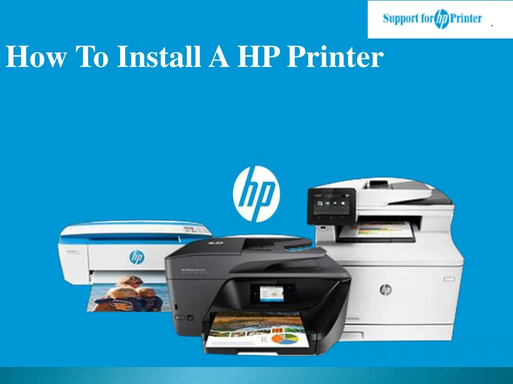 how to install a hp printer