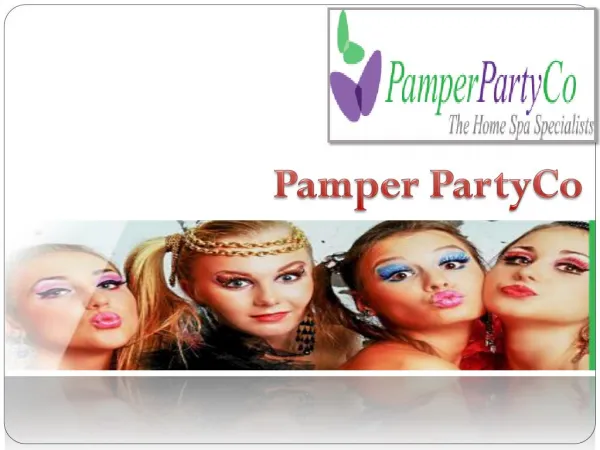 Amazing Childrens Pamper Parties with Pamper Partyco
