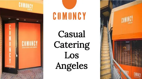 Casual Catering Los Angeles-comoncy.com