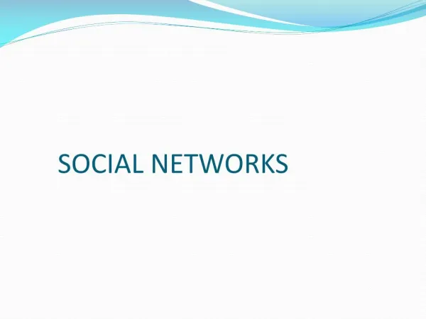 social networks