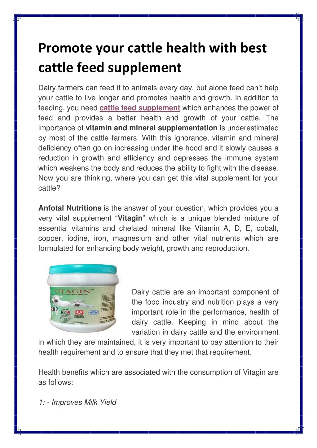 promote your cattle health with best cattle feed
