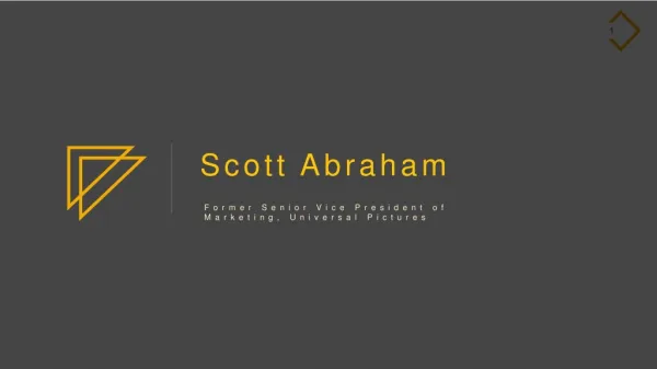 Scott Abraham (Universal) From Carmel Valley, California