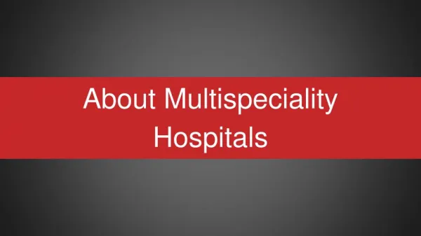 India's Top Multi Specialty Hospital in Hyderabad