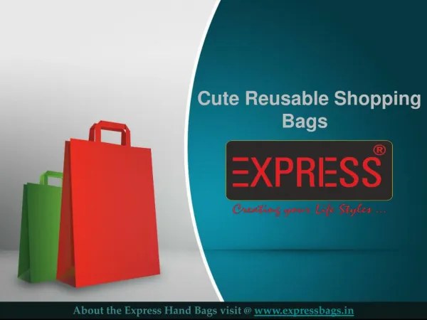 Cute Reusable Shopping Bags