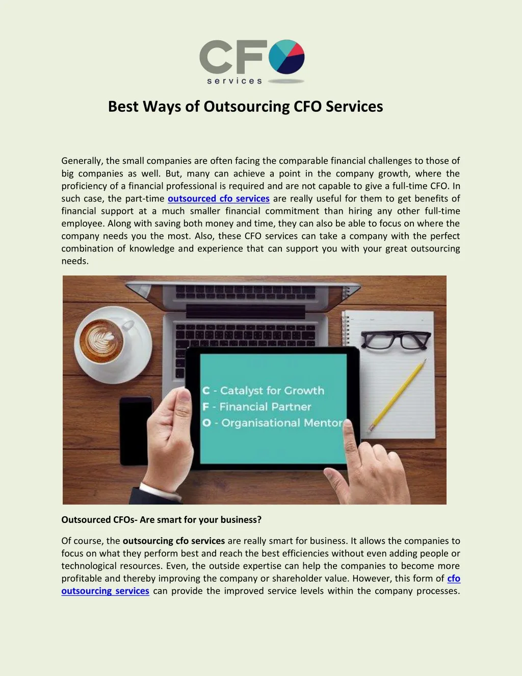best ways of outsourcing cfo services