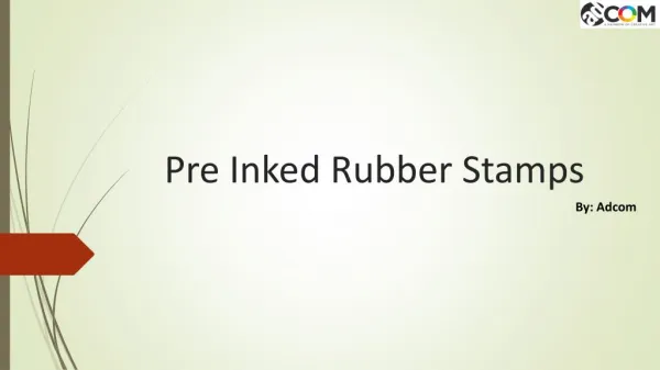 Looking for Pre Inked Rubber Stamps in Singapore