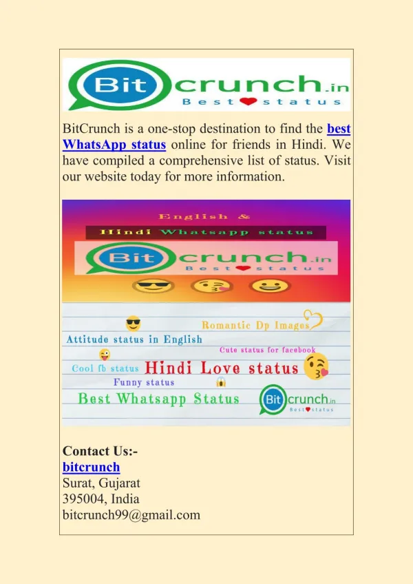 Best WhatsApp Status Online in Hindi