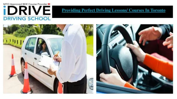 Providing Perfect Driving Lessons and Courses in Toronto