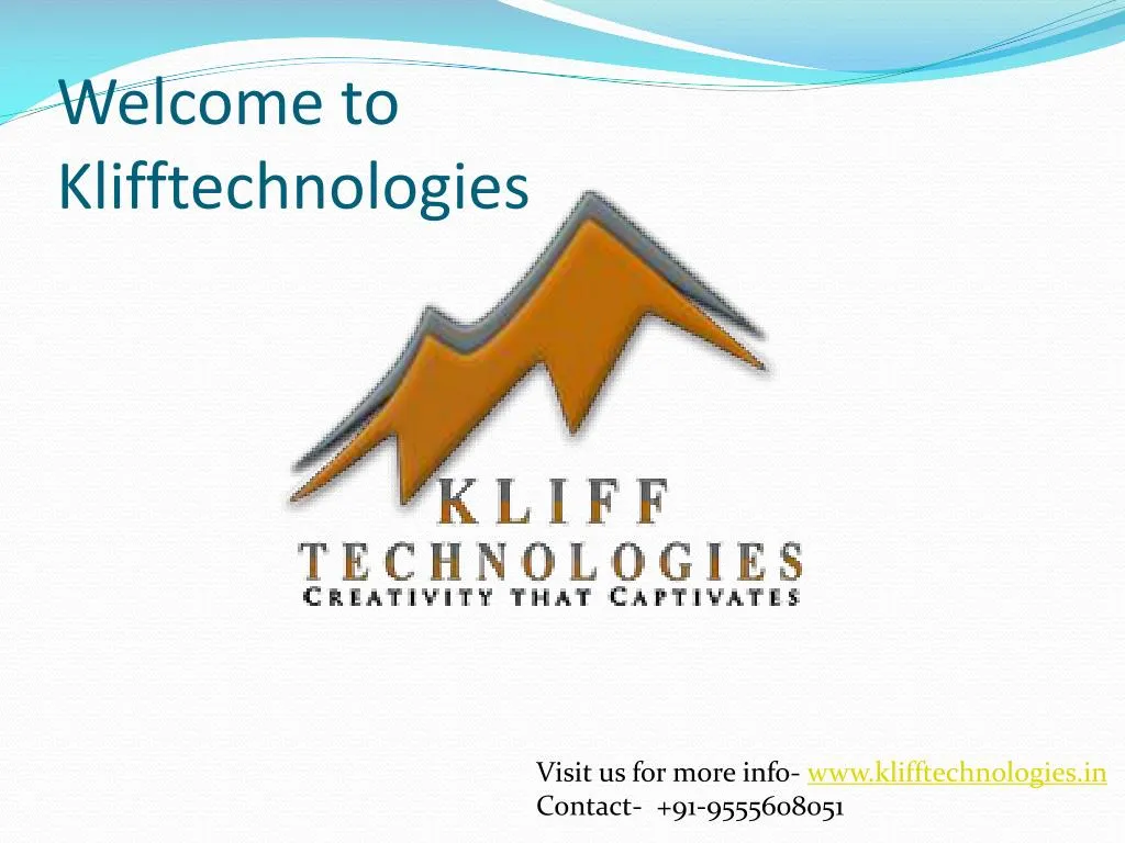welcome to klifftechnologies