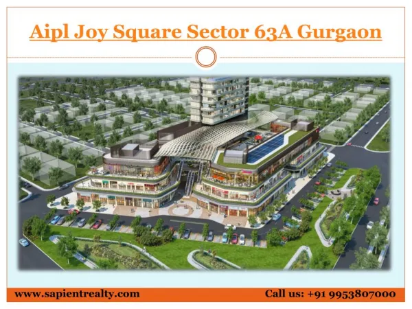 Aipl joy square sector 63 a gurgaon