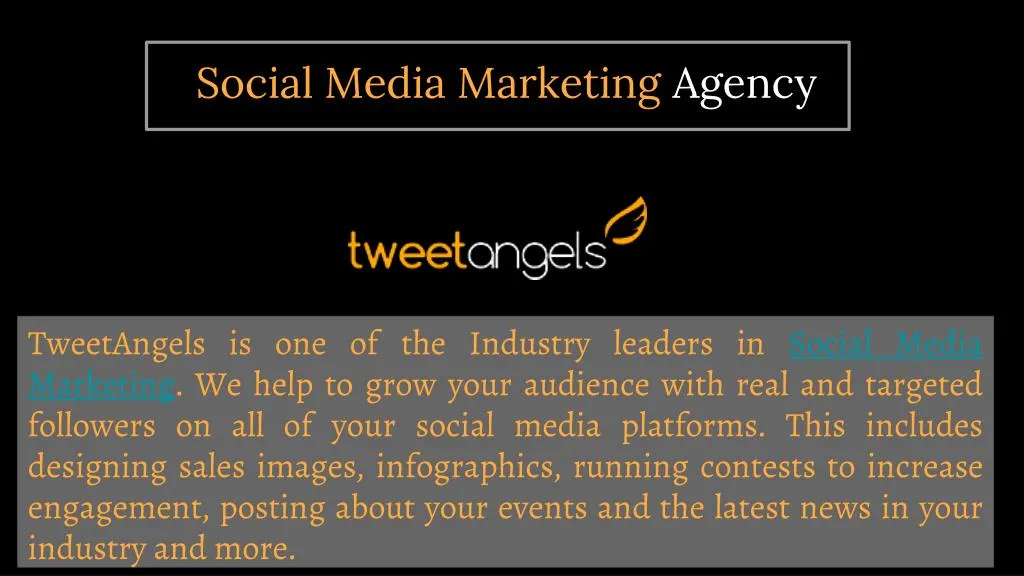 social media marketing agency