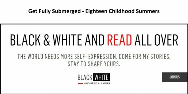 Get Fully Submerged - Eighteen Childhood Summers