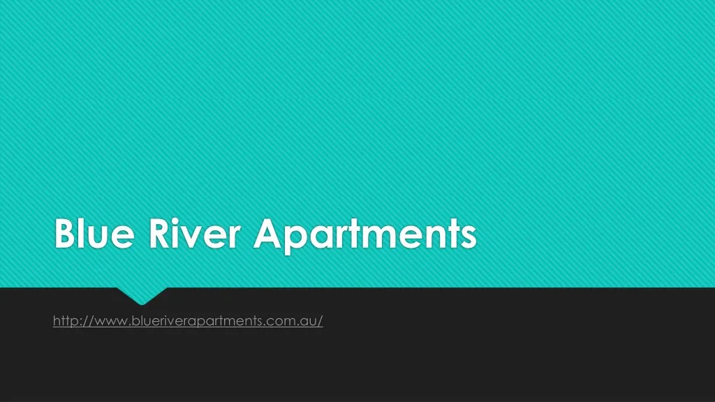 blue river apartments