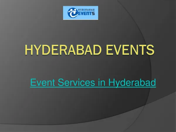 Hyderabad Events