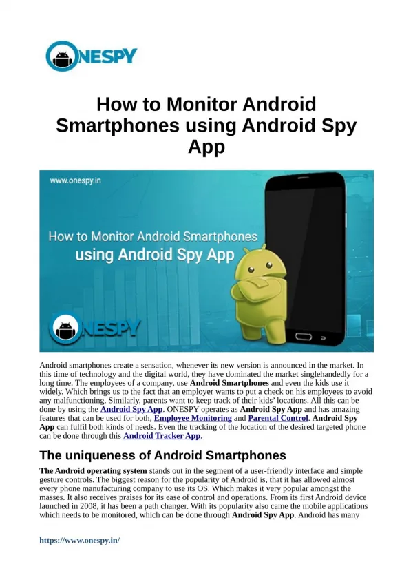 How to Monitor Android Smartphones using Android Spy App