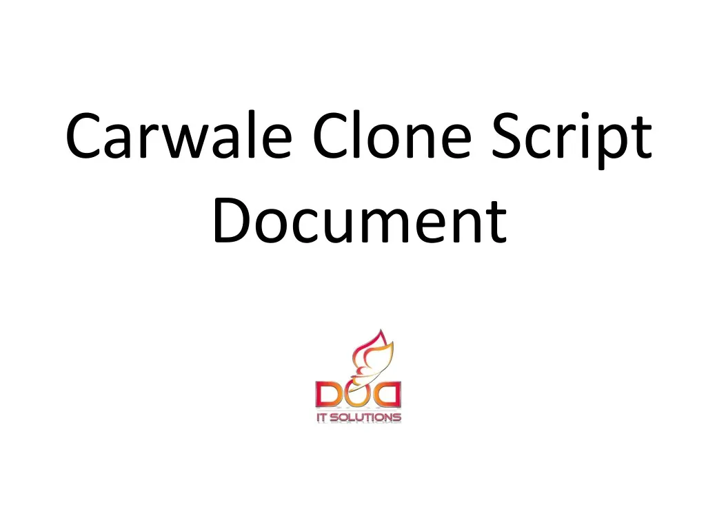 carwale clone script document