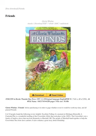 FRIENDS - slide 1