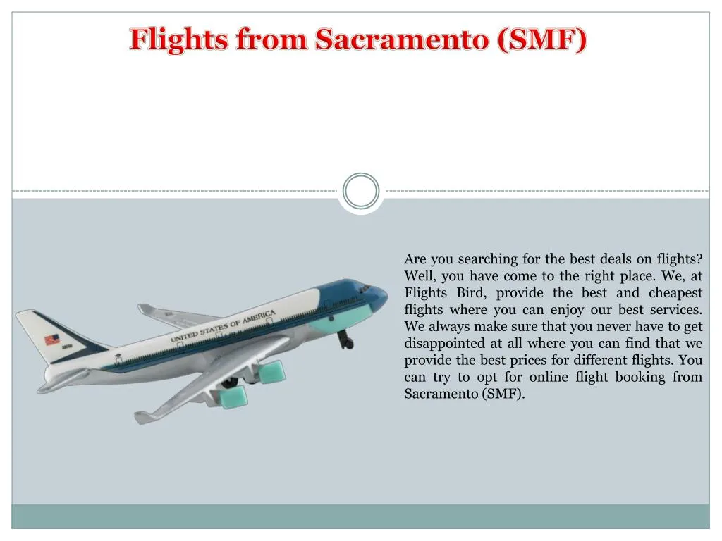 flights from sacramento smf