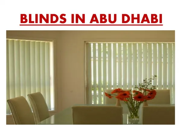 roman blinds in abu dhabi