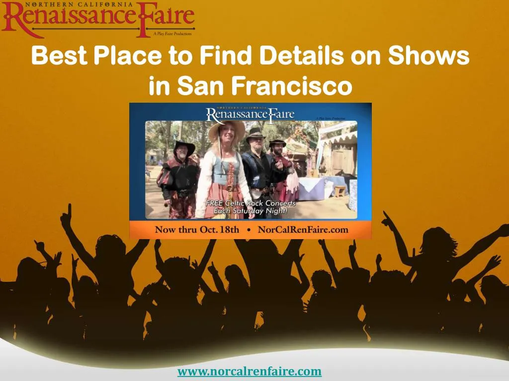 best place to find details on shows in san francisco