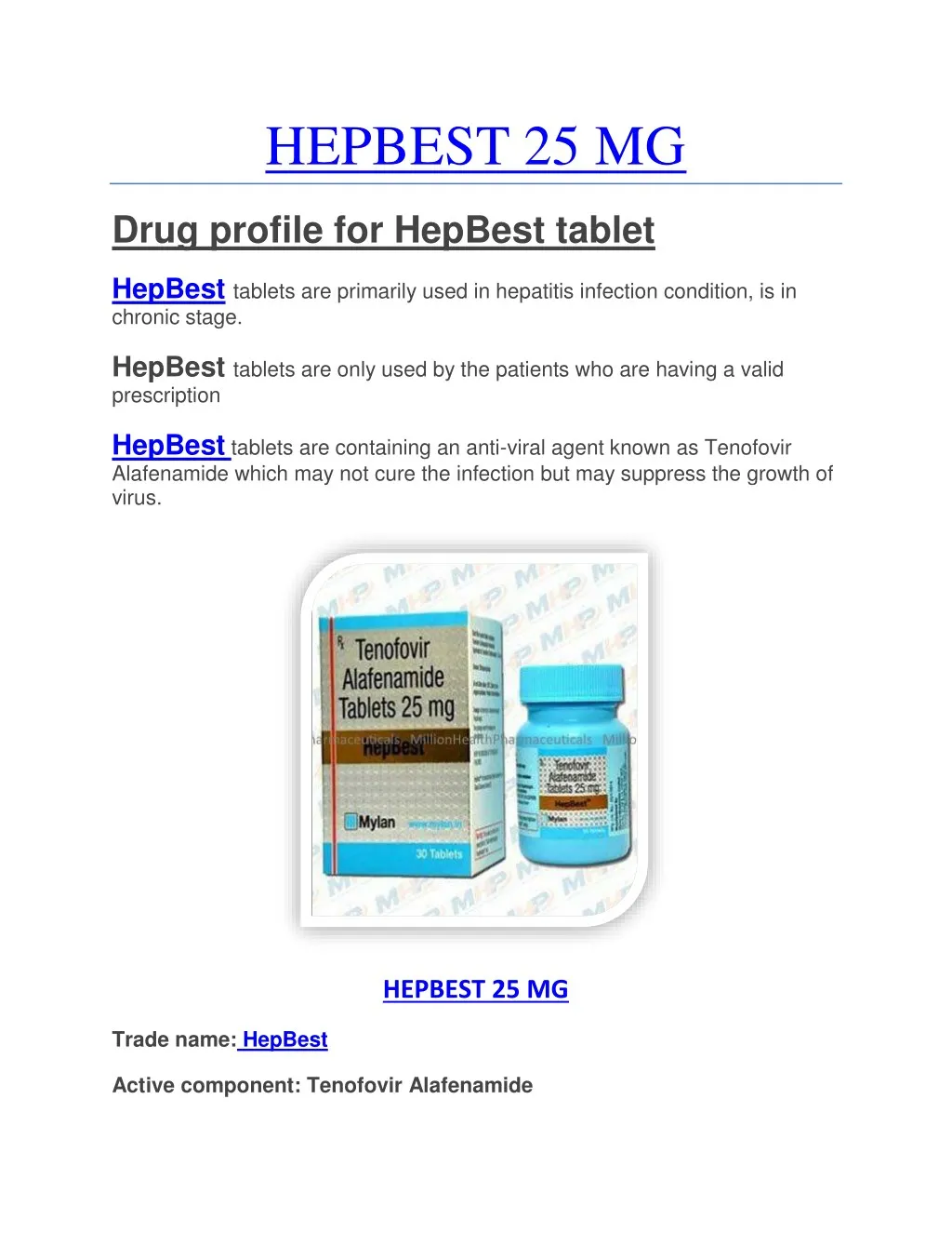 hepbest 25 mg