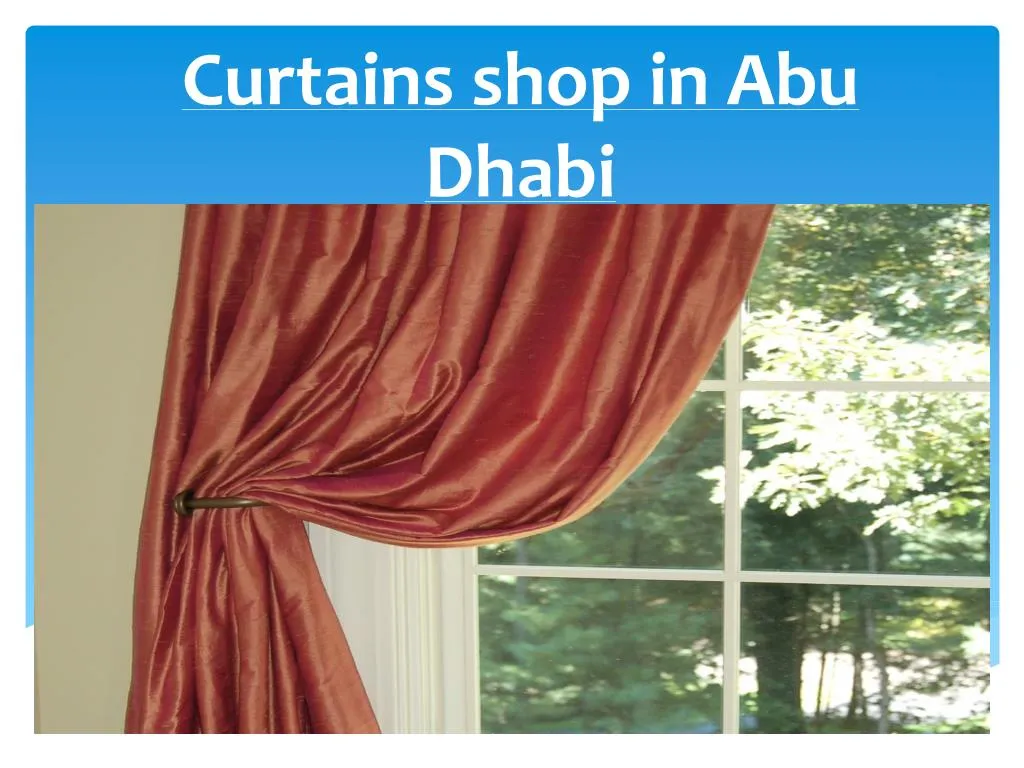 curtains shop in abu dhabi