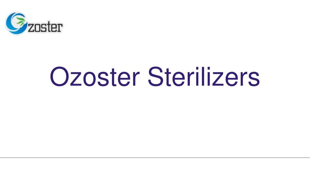 ozoster sterilizers
