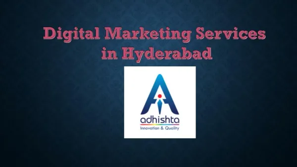 Best Digital Marketing Companies in Hyderabad