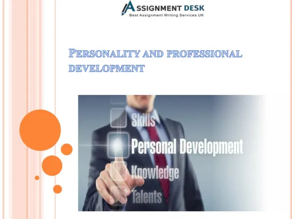 Analysis of Personal and Professional Development in an Organization