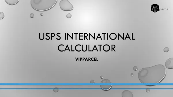 USPS ground shipping rates - VIPparcel