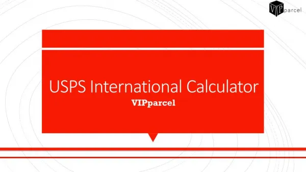 usps international calculator
