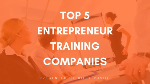 Top 5 Entrepreneur Training Companies India , Ahmedabad, Mumbai, Pune, Delhi, Bangalore