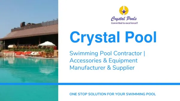 Best Swimming Pool Contractor in India Crystal Pool