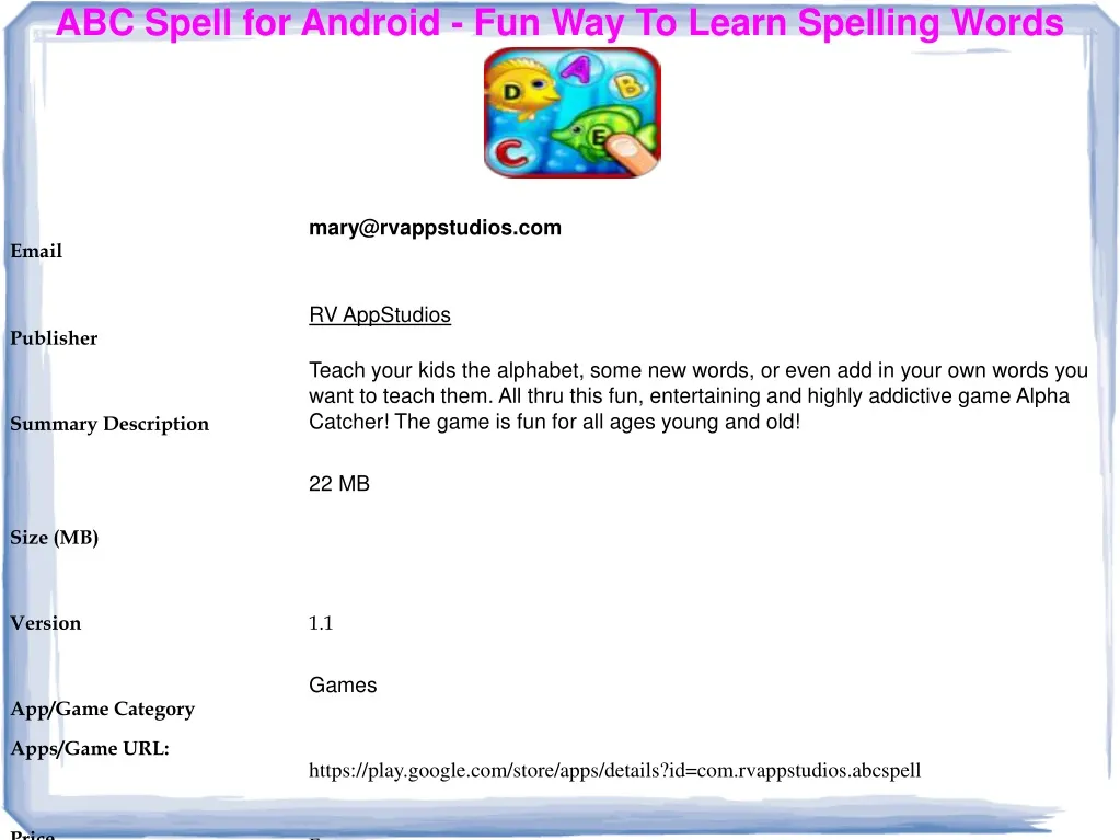 abc spell for android fun way to learn spelling
