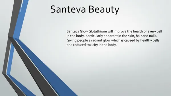 Skincare Supplements For Men & Women | Santeva Health And Beauty