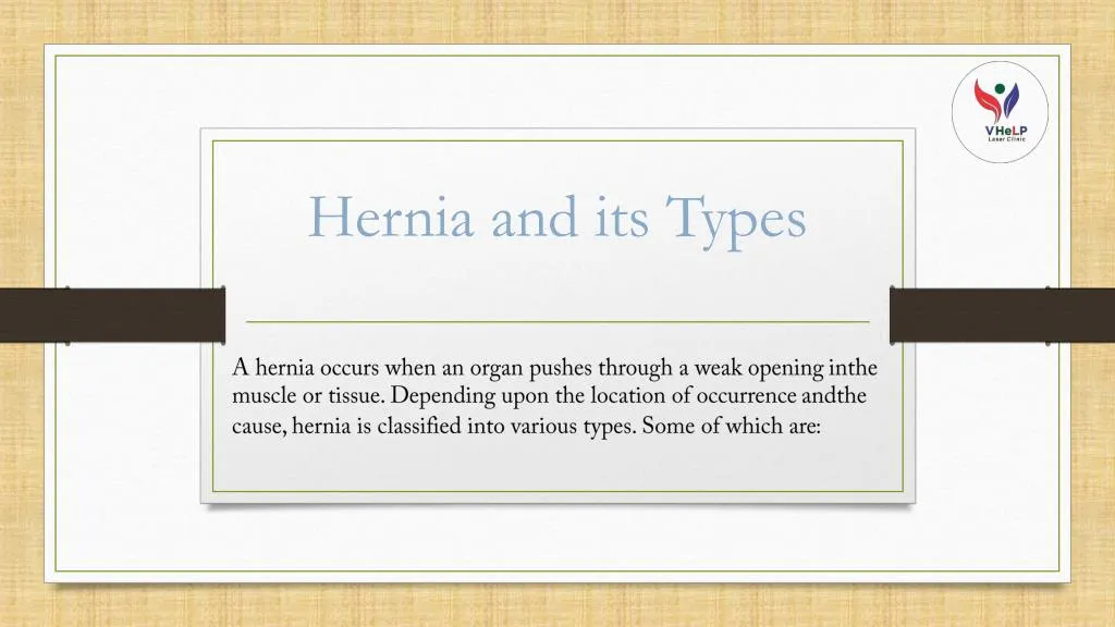hernia and its types