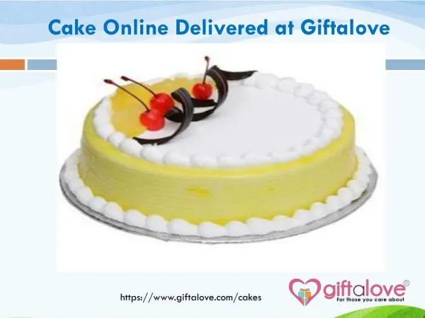 Cake Online Delivered at Giftalove