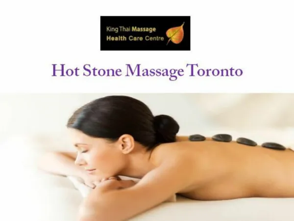 Hot Stone Massage Toronto – Canada