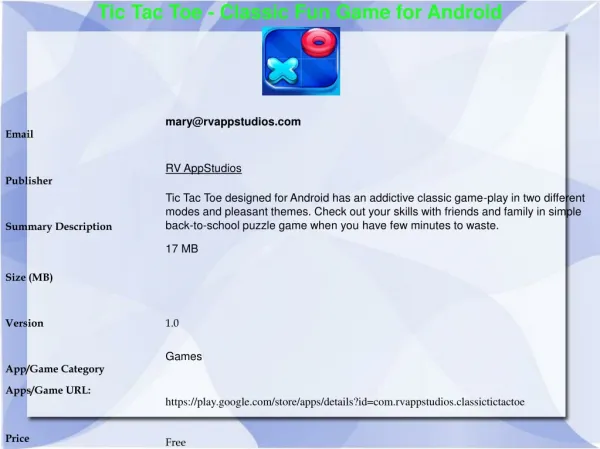 tic tac toe classic fun game for android