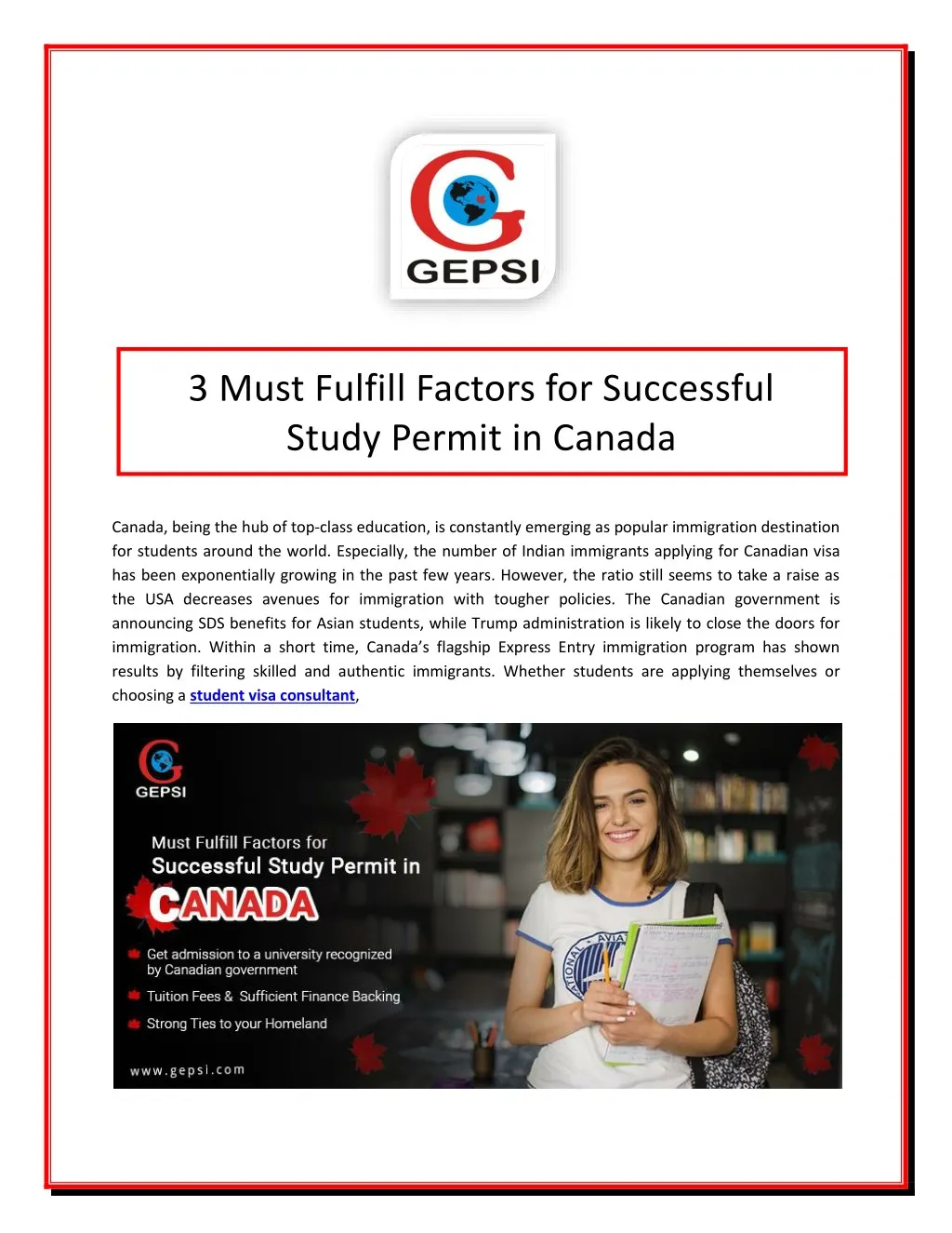 3 must fulfill factors for successful study