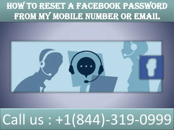 how to reset a facebook password from my mobile