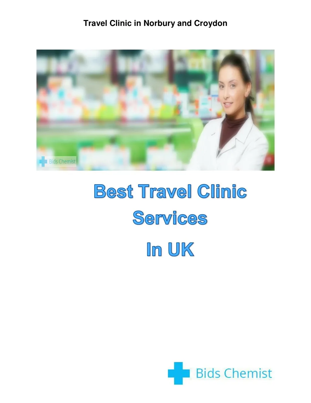 travel clinic in norbury and croydon