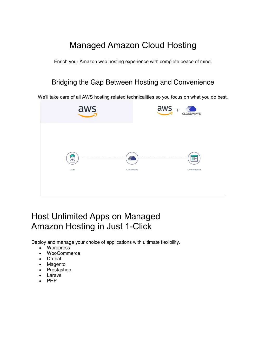 managed amazon cloud hosting